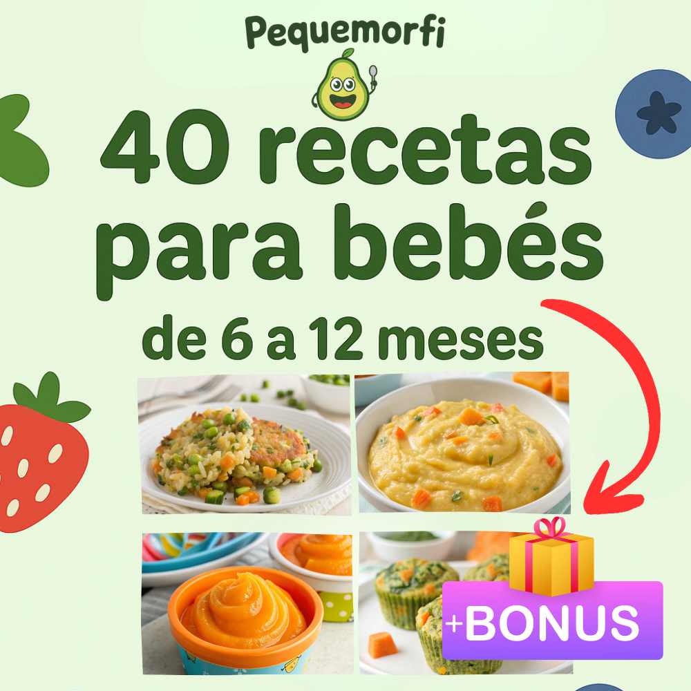 40 recetas para bebés de 6 a 12 meses