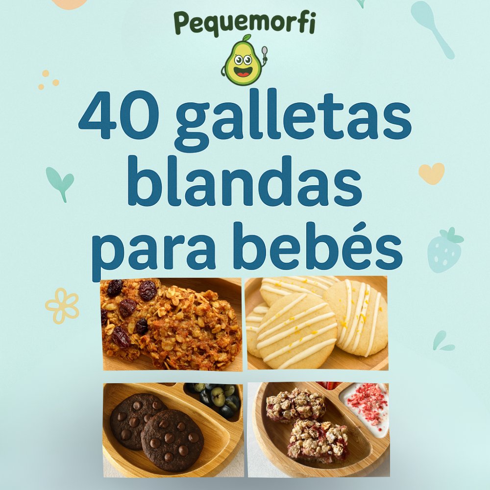 40 galletas blandas para bebés